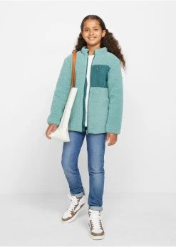 Veste Enfant En Maille Polaire Peluche Avec Poche Poitrine -Bpc Bonprix Collection 22152336 e3GK9YKE