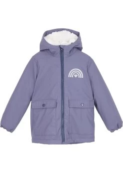 Veste Hiver Fille Imperméable Avec Doublure Peluche