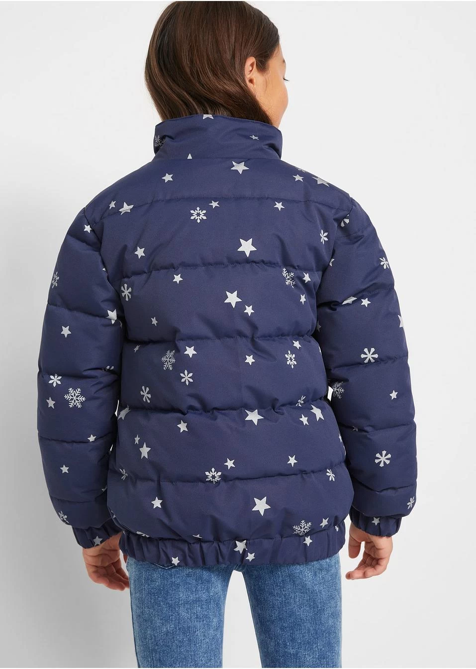 Veste Hiver Fille Avec Imprimé étoiles 5 Veste Hiver Fille Avec Imprimé étoiles – Image 3