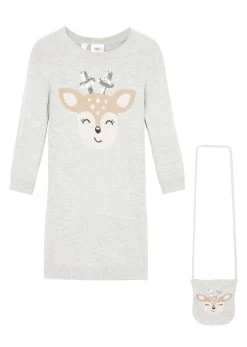 Robe En Maille Fille Avec Sac (Ens. 2 Pces.) -Bpc Bonprix Collection 22213717 G7IypgXh