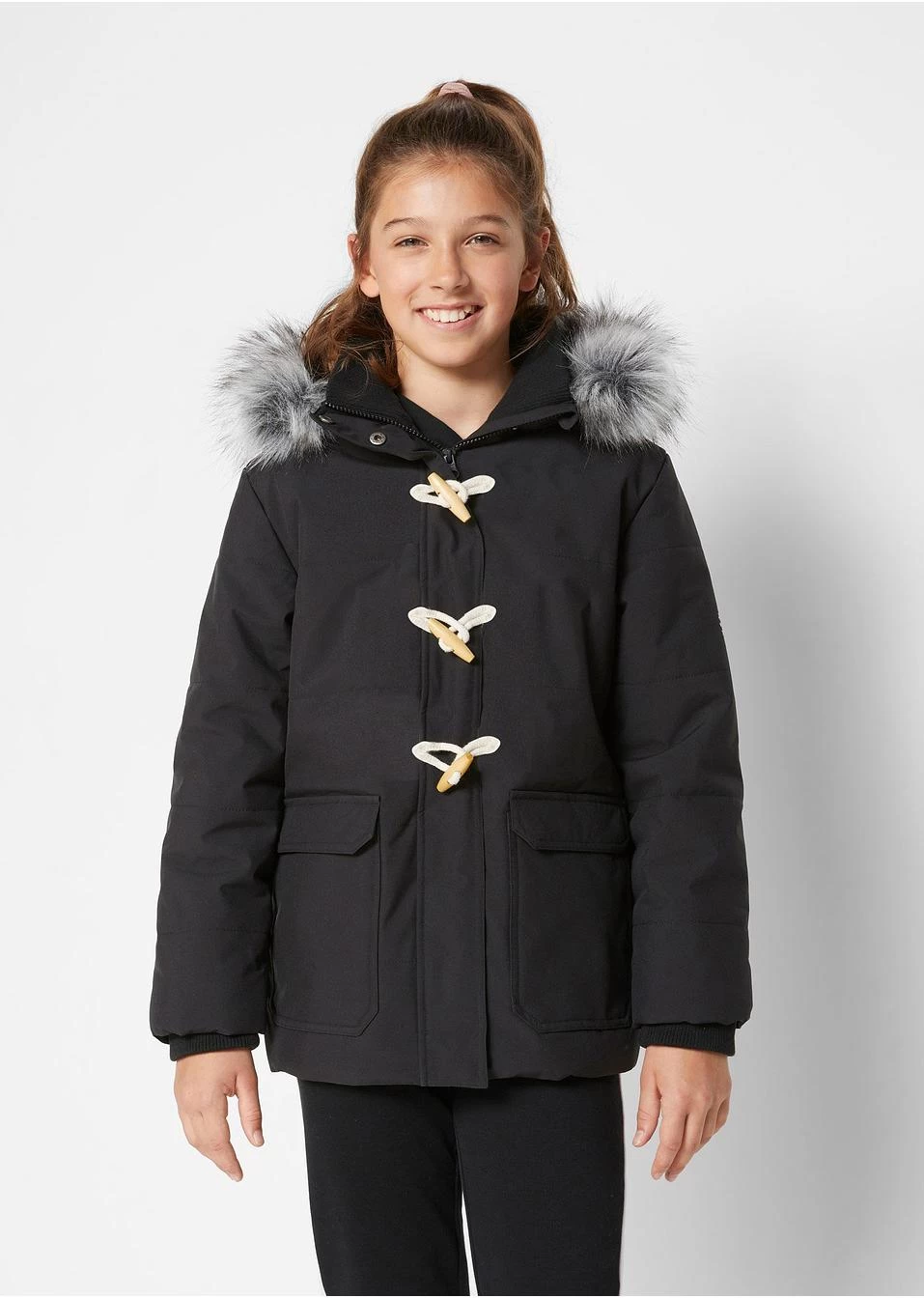 Veste Duffle-coat Hiver Fille 4 Veste Duffle-coat Hiver Fille – Image 2