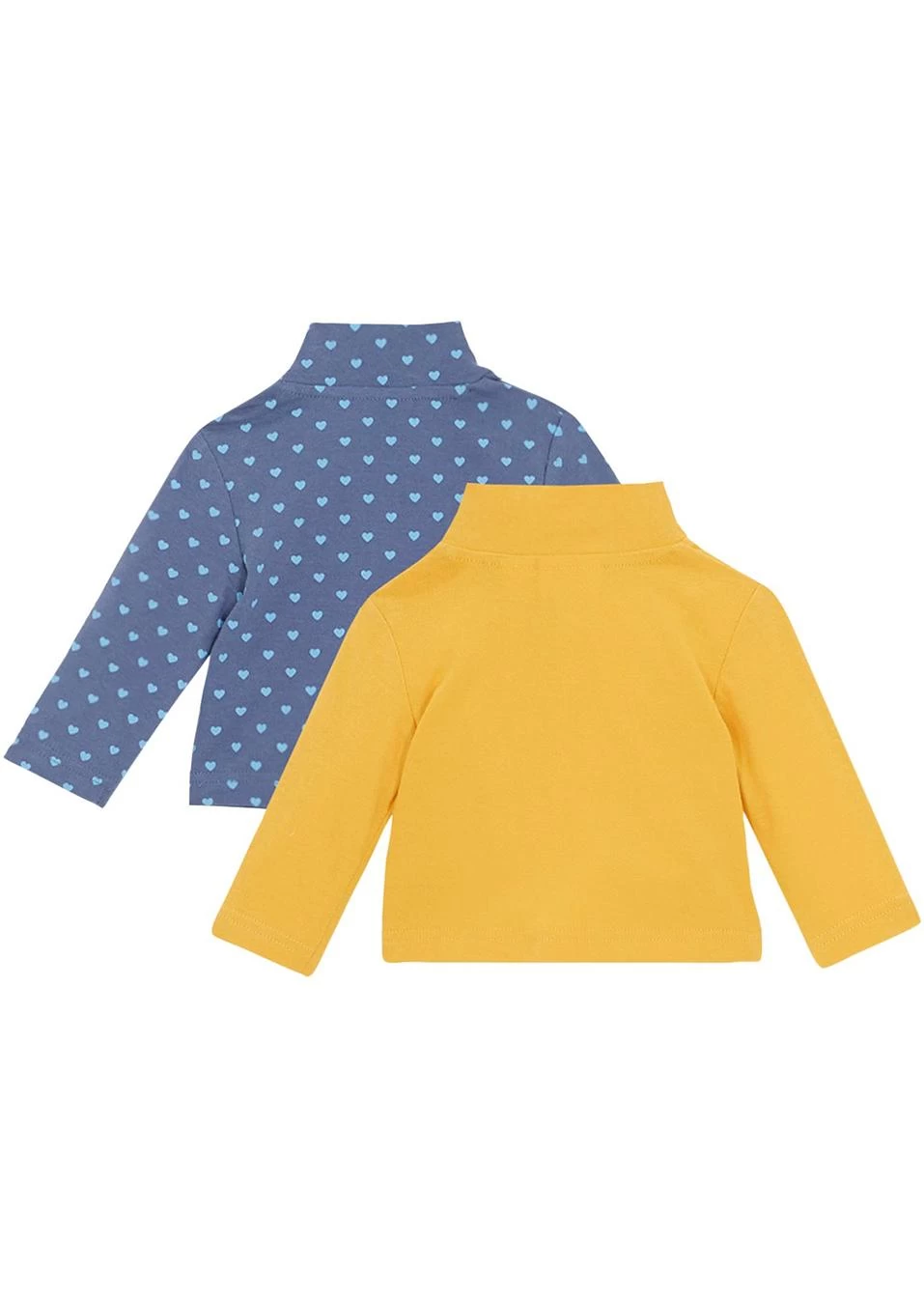 Lot De 2 T-shirts Bébé à Col Roulé En Coton 4 Lot De 2 T-shirts Bébé à Col Roulé En Coton – Image 2