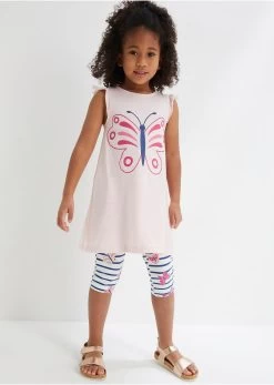 Robe En Jersey Et Legging 3/4 Fille (Ens. 2 Pces.) -Bpc Bonprix Collection 23032911 cknTXzNp