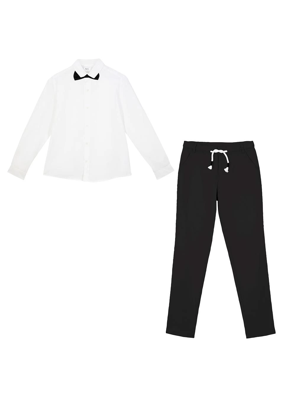 Chino, Chemise Et Nœud Papillon Festif (Ens. 3 Pces.) Garçon 6 Chino, Chemise Et Nœud Papillon Festif (Ens. 3 Pces.) Garçon – Image 4