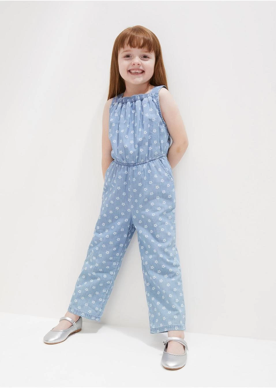 Combi Pantalon En Jean Fille 4 Combi Pantalon En Jean Fille – Image 2