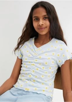 T-shirt Crop Fille -Bpc Bonprix Collection 23037606 ROZIi4B9