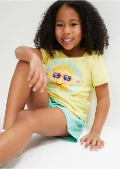 T-shirt Et Short Fille (Ens. 2 Pces.) -Bpc Bonprix Collection 23041264 oOT8sf1I