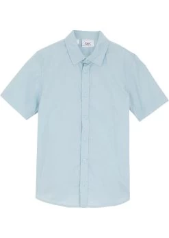 Chemise Manches Courtes Extensible Garçon, Slim Fit