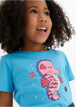 T-shirt Fille à Paillettes 11 T-shirt Fille à Paillettes -Bpc Bonprix Collection 23073166 VAROBBMG