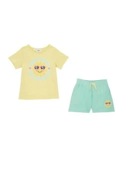 T-shirt Et Short Fille (Ens. 2 Pces.) -Bpc Bonprix Collection 23078515 DOZ3uxgo