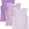 Lot De 3 Tops Fille à Volants -Bpc Bonprix Collection 23078571 7hnUt6dn